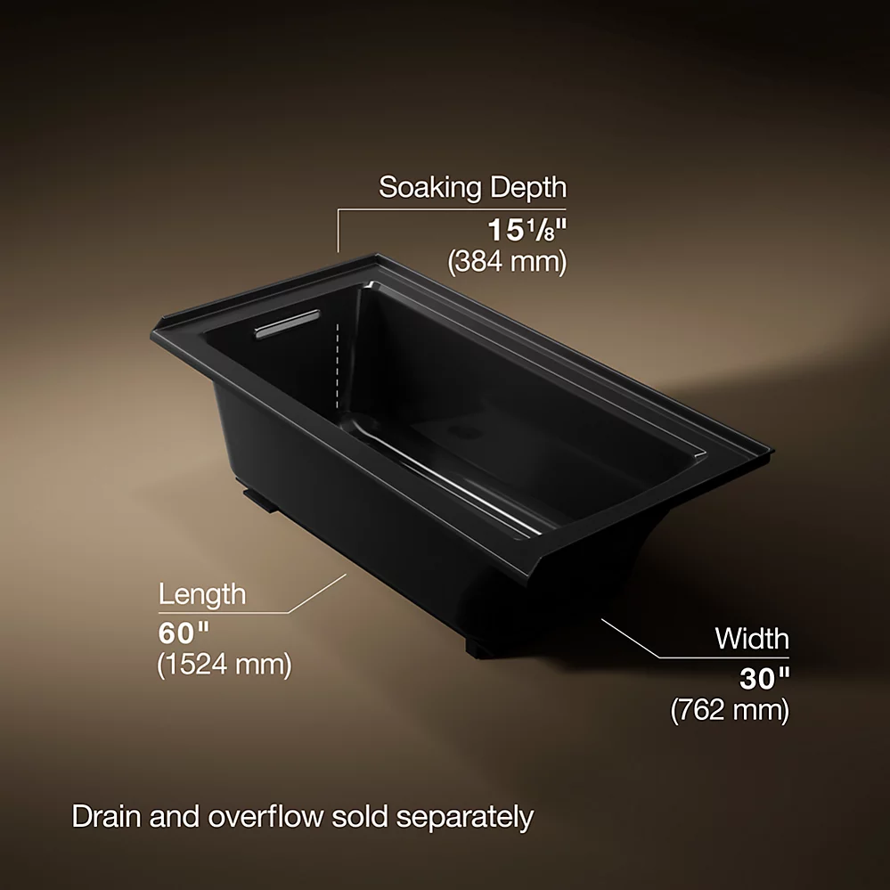 Kohler 1946-L-7 Archer 60X30 3-Flange Bath