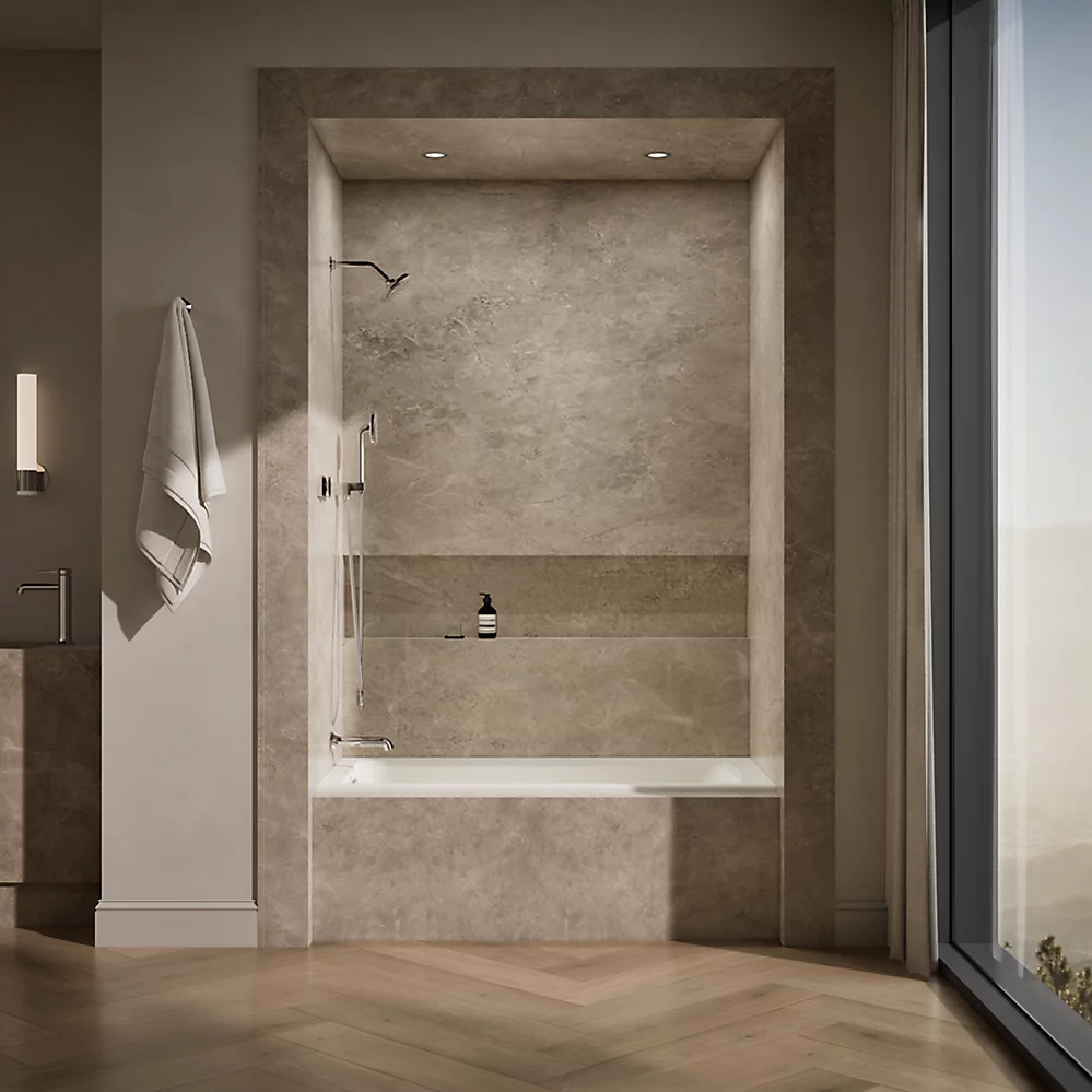 Kohler 1946-L-96 Archer 60X30 3-Flange Bath