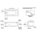 Kohler 1946-LAW-7 Archer Bask 60X30 Ia Bath