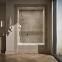 Kohler 1946-LW-0 Archer Bask 60X30 3-Flange Bath
