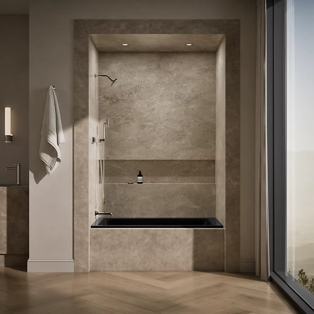 Kohler 1946-LW-7 Archer Bask 60X30 3-Flange Bath