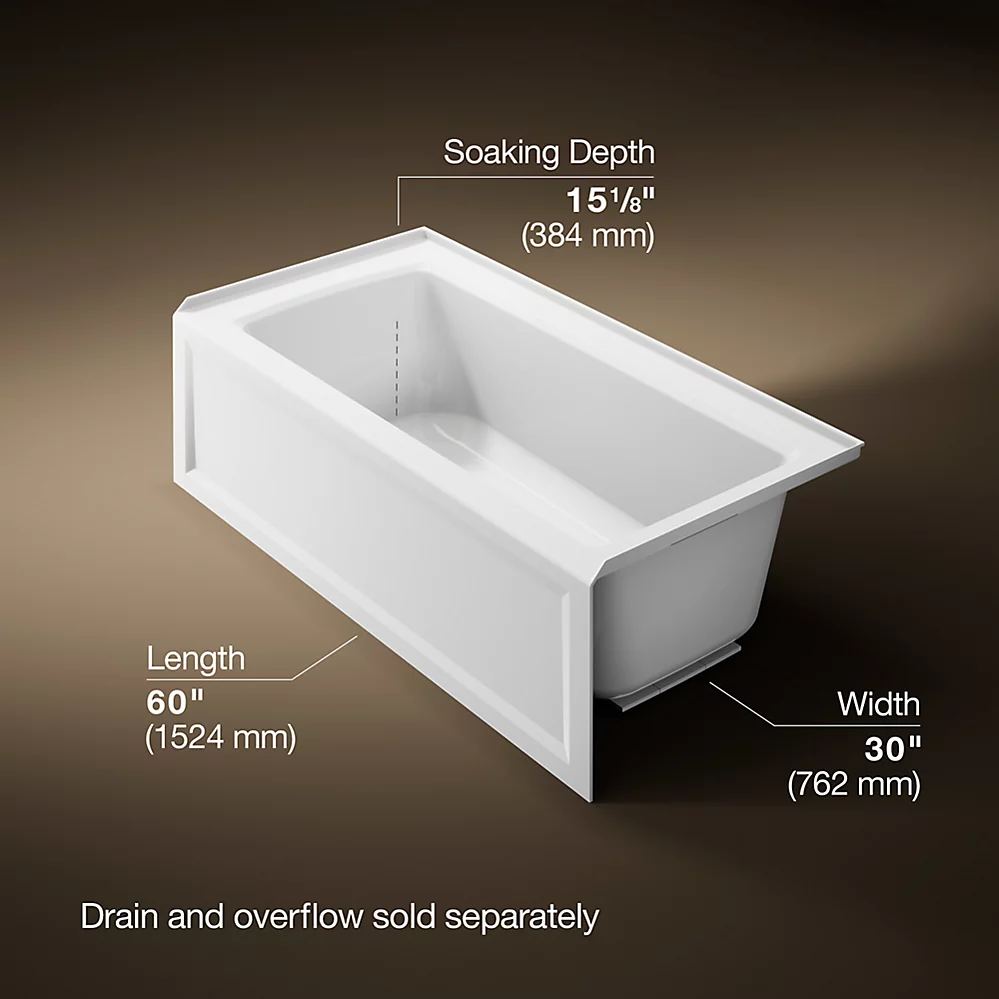Kohler 1946-RA-0 Archer 60X30 Ia Bath