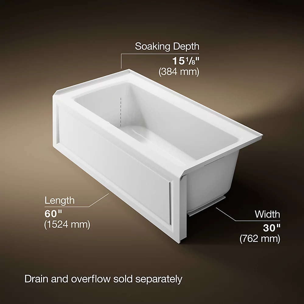 Kohler 1946-RAW-0 Archer Bask 60X30 Ia Bath