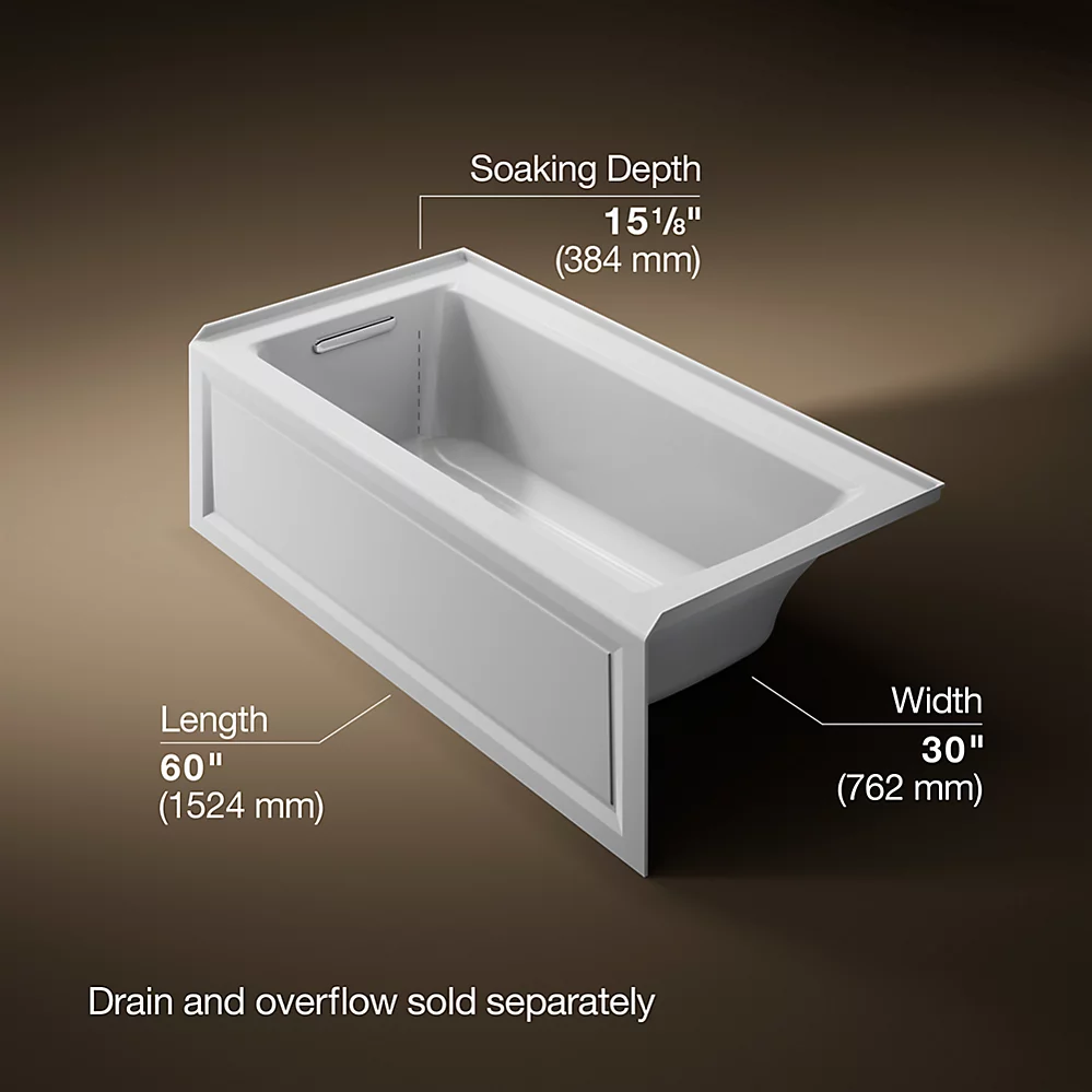 Kohler 1946-RAW-95 Archer Bask 60X30 Ia Bath
