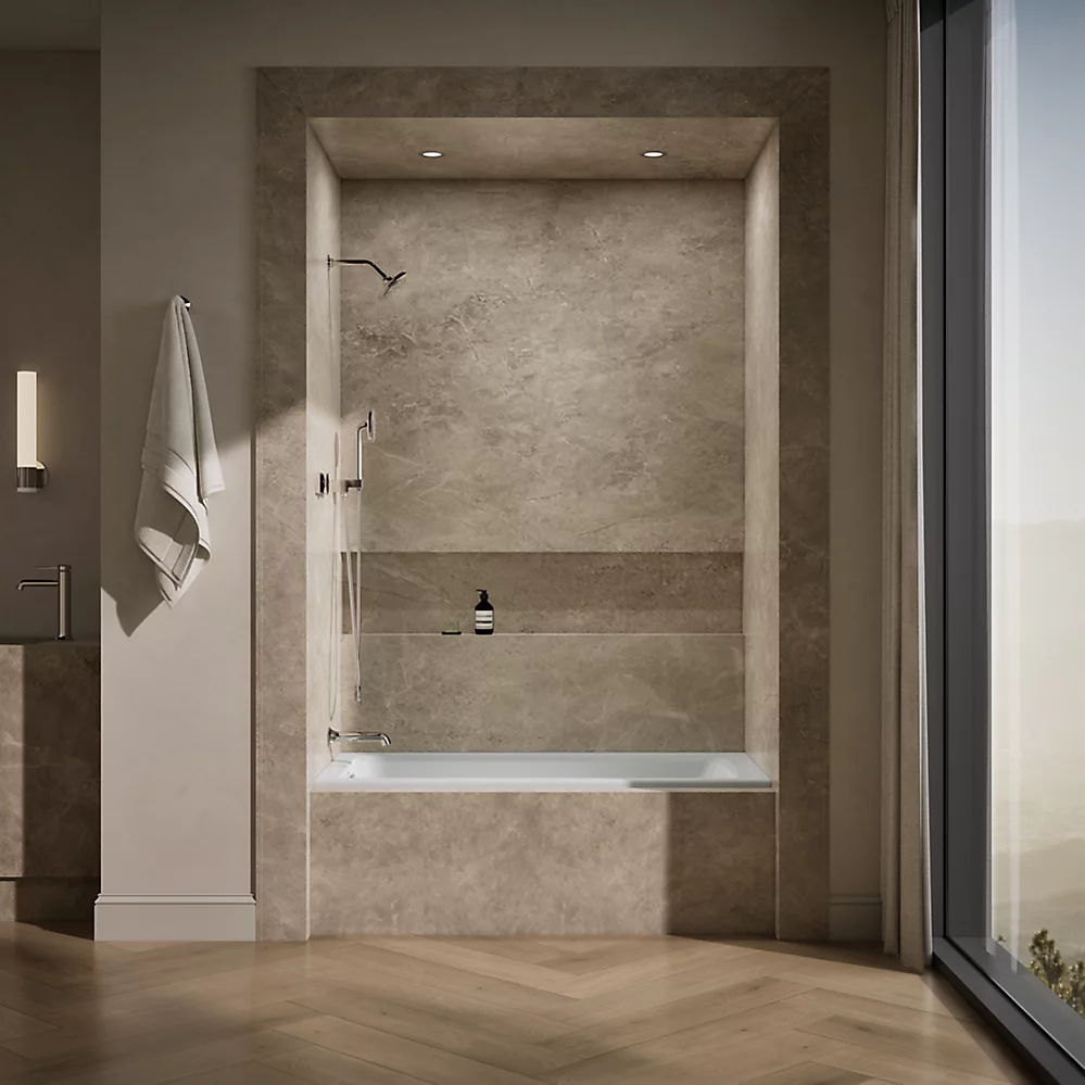 Kohler 1946-RW-95 Archer Bask 60X30 3-Flange Bath