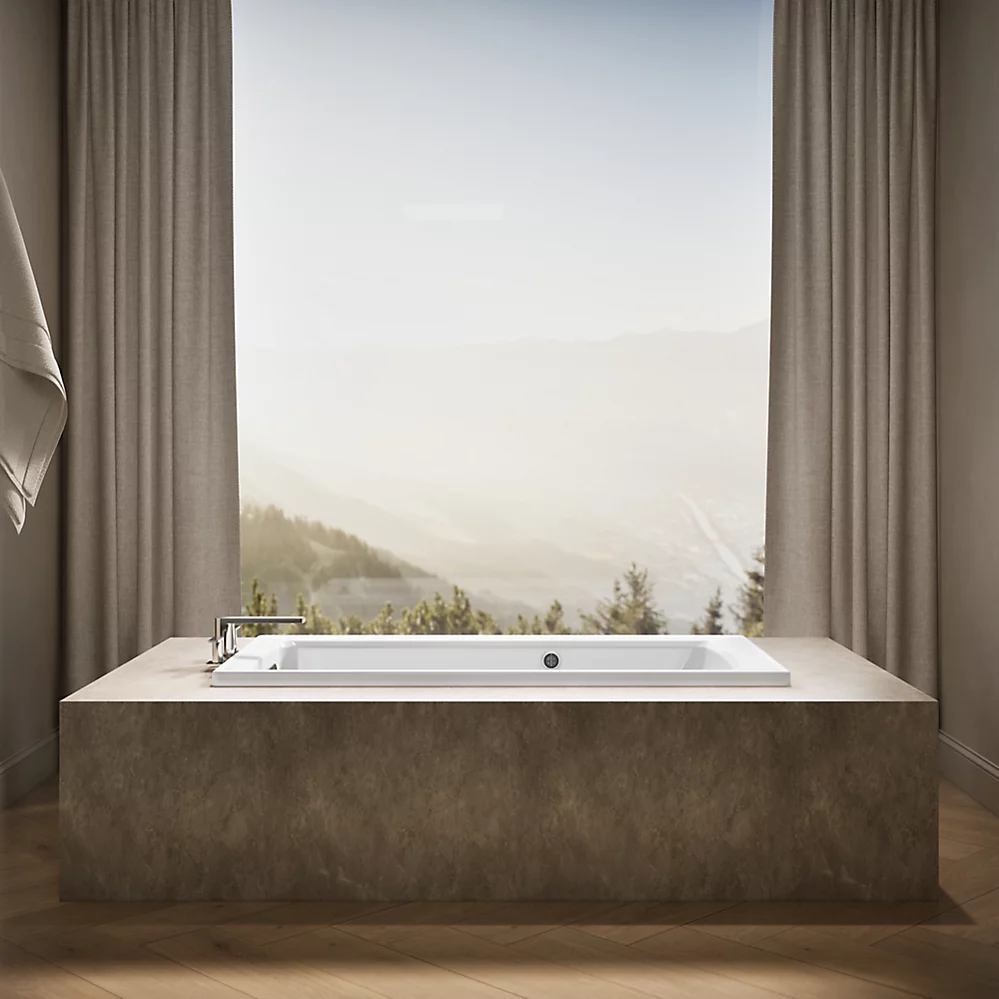 Kohler 1946-W1-0 Archer Bask 60X30 Drop-In Bath