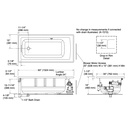 Kohler 1947-GH-7 Archer Heated Bubblemassage 5' Bath
