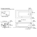 Kohler 1947-GHRA-7 Archer Heated Bbm 5' Ia Bath