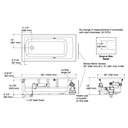 Kohler 1947-GHW-0 Archer Heated Bbm Bask 5' Bath