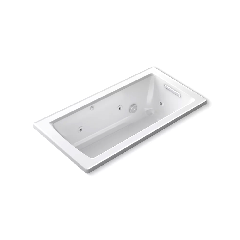 Kohler 1947-H-0 Archer 60X30 Drop-In Fj Whirlpool, Heat