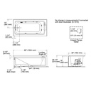 Kohler 1947-HLA-95 Archer 60X30 Ia Fj Whirlpool, Heat