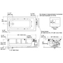 Kohler 1947-XHGH-0 Archer Heated Bbm 60X30 Wp, Di