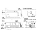 Kohler 1947-XHGHL-7 Archer Heated Bbm 60X30 Wp Lh Flg