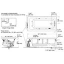 Kohler 1947-XHGHR-96 Archer Heated Bbm 60X30 Wp Rh Flg