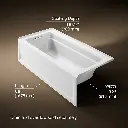 Kohler 1948-LA-0 Archer 66X32 Ia Bath