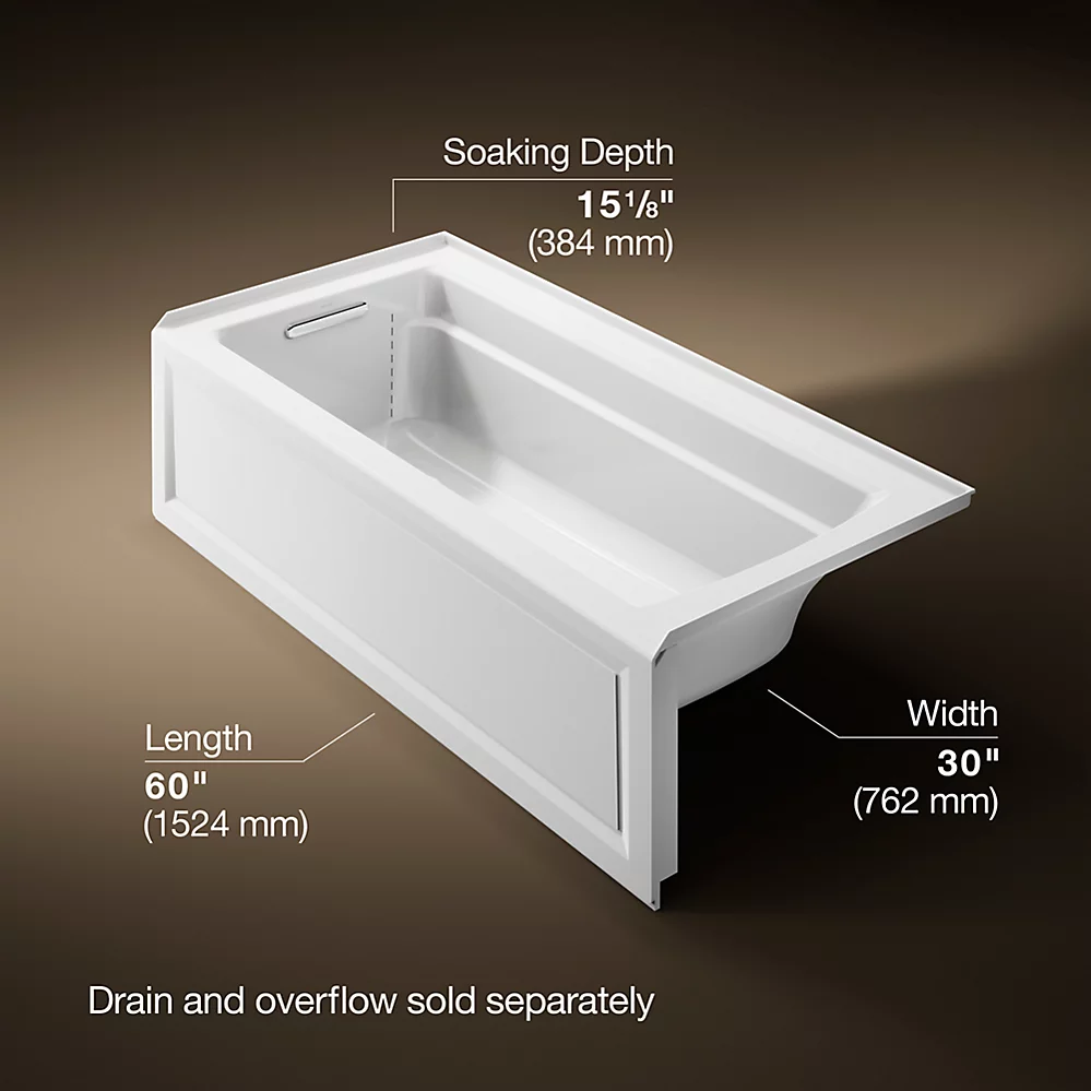 Kohler 1948-LAW-0 Archer Bask 66X32 Ia Bath