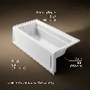 Kohler 1948-LAW-0 Archer Bask 66X32 Ia Bath