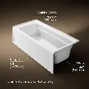 Kohler 1948-RA-0 Archer 66X32 Ia Bath