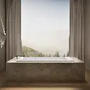 Kohler 1948-W1-0 Archer Bask 66X32 Bath, Drop-In