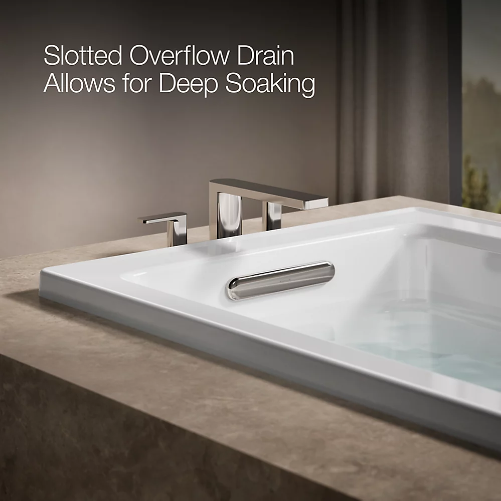 Kohler 1948-W1-0 Archer Bask 66X32 Bath, Drop-In