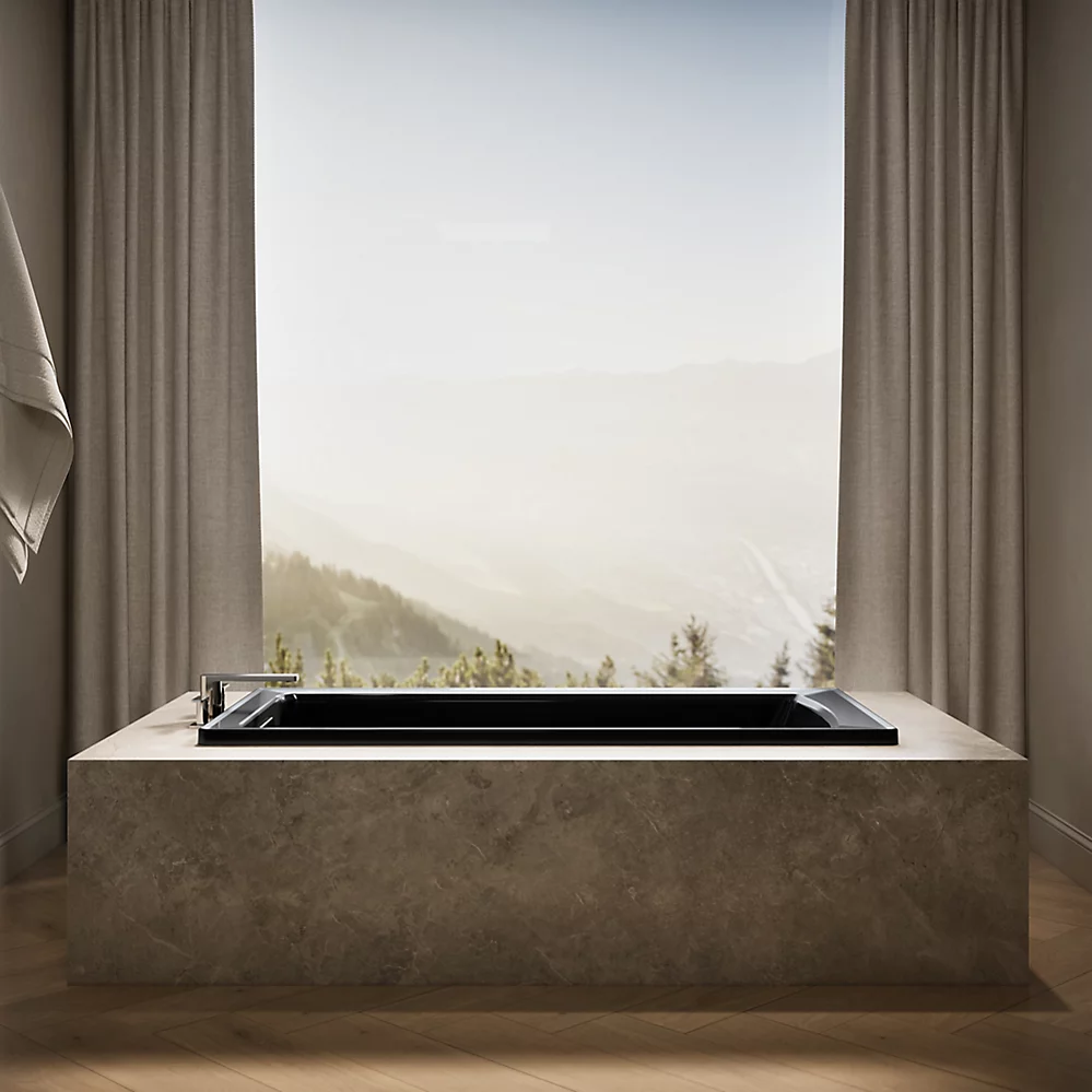 Kohler 1948-W1-7 Archer Bask 66X32 Bath, Drop-In