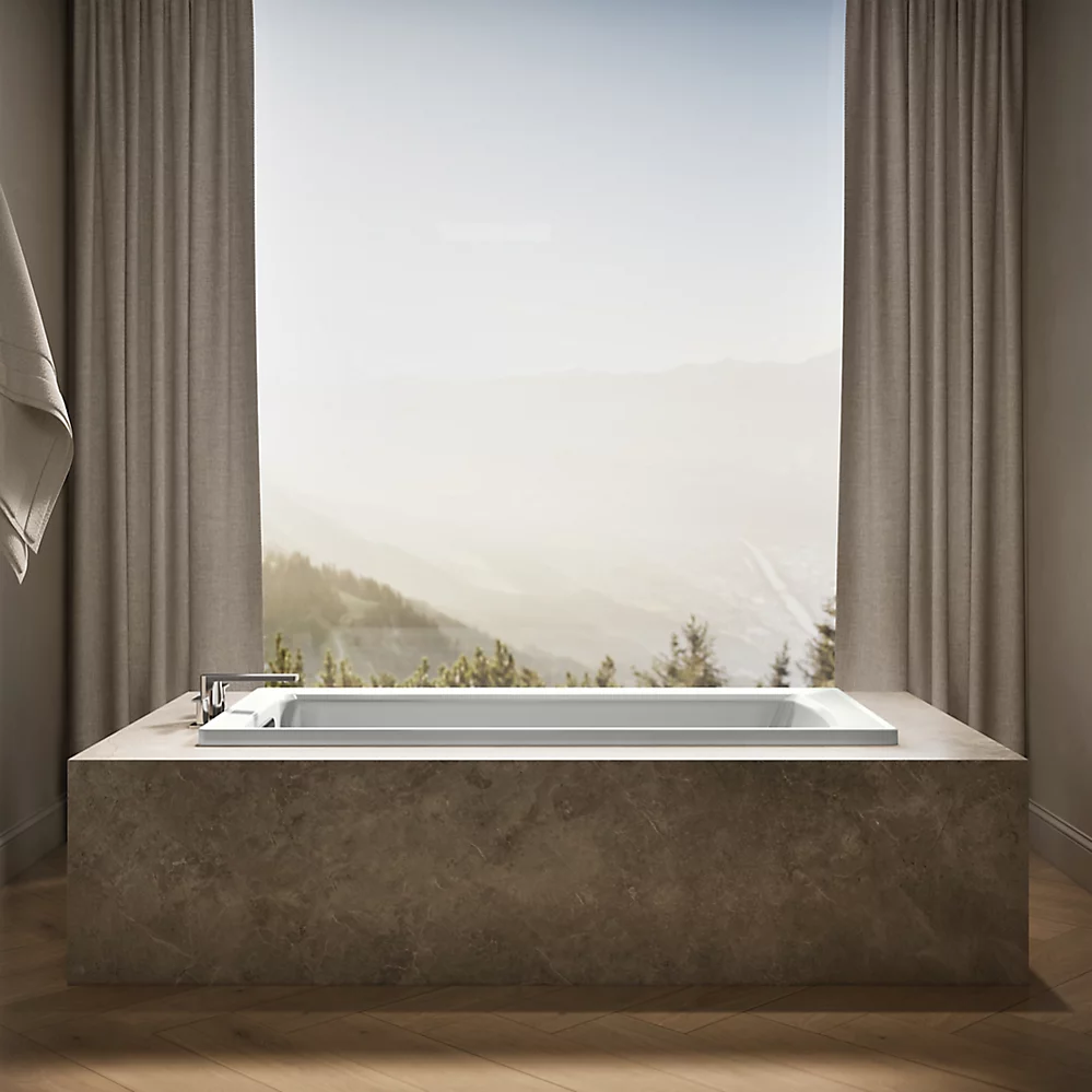 Kohler 1948-W1-95 Archer Bask 66X32 Bath, Drop-In