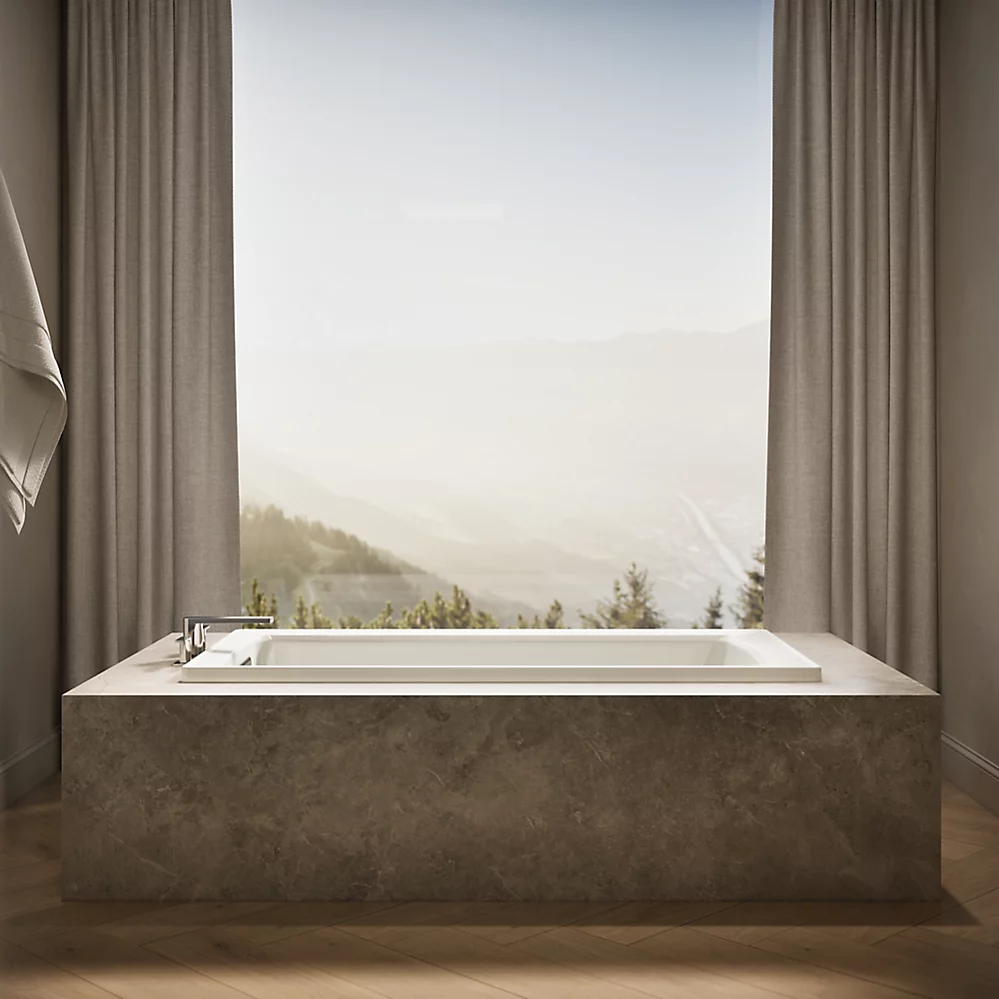 Kohler 1948-W1-96 Archer Bask 66X32 Bath, Drop-In