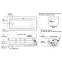 Kohler 1949-GH-96 Archer Heated Bubblemassage 5.5' Bath
