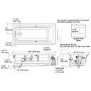 Kohler 1949-GHW-95 Archer Heated Bbm Bask 55' Bath