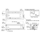 Kohler 1949-XGHLA-95 Archer Heated Bbm 66X32 Wp Lh Ia