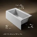 Kohler 1957-LA-95 Underscore 60X32 Ia Bath, Lh