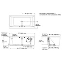 Kohler 1958-GHW-0 Stargaze Fs 72 Bbm Bath Straight Apron