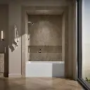 Kohler 20201-LA-0 Underscore 60X30 Left-Hand Drain Alcove Bath White