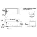 Kohler 20202-LA-0 Underscore 60X32 Ia Bath