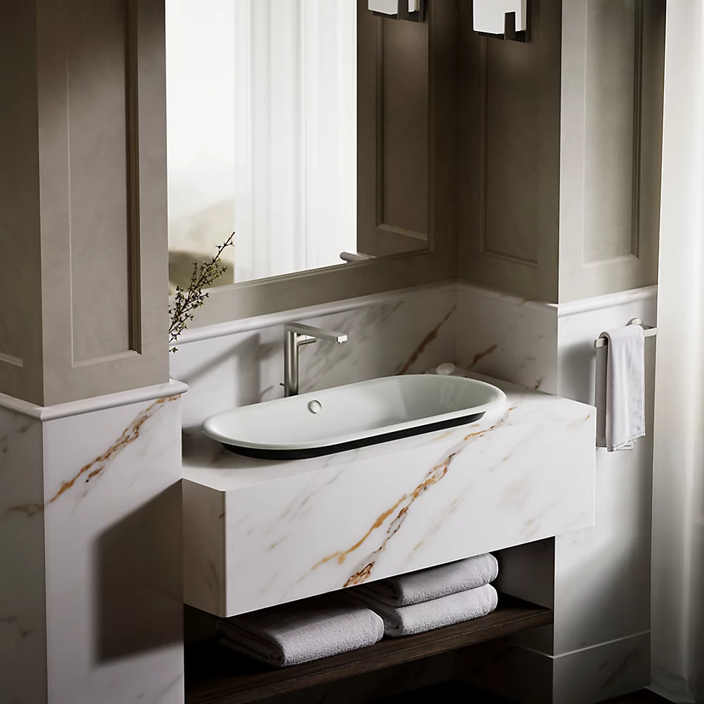 Kohler 20213-P5-FF Iron Plains Wading Pool Capsule Lav