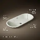 Kohler 20213-P5-NY Iron Plains Wading Pool Capsule Lav