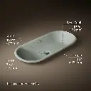 Kohler 20213-W-FF Iron Plains Wading Pool Capsule Lav