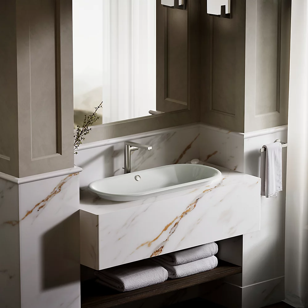 Kohler 20213-W-FF Iron Plains Wading Pool Capsule Lav