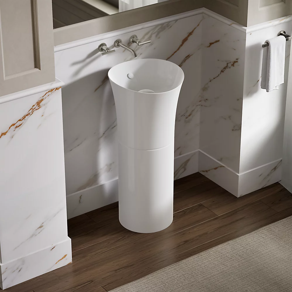 Kohler 20701-0 Veil Pedestal Lavatory