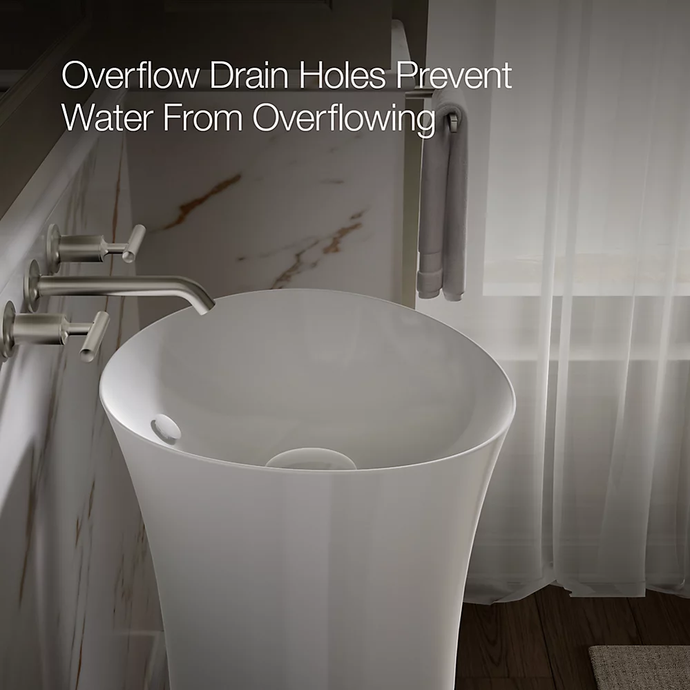 Kohler 20701-0 Veil Pedestal Lavatory