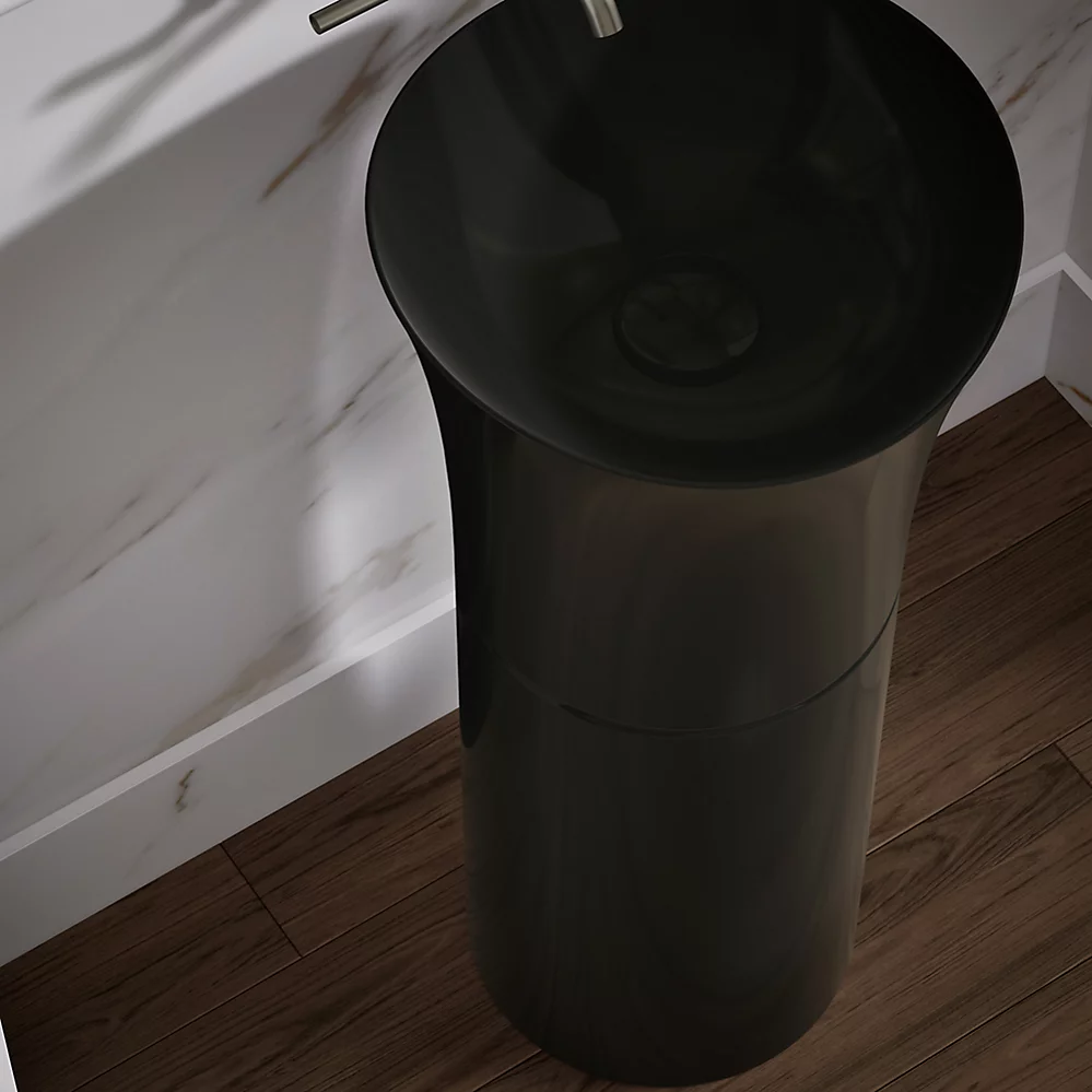 Kohler 20701-N-7 Veil Pedestal Lavatory No Overflow