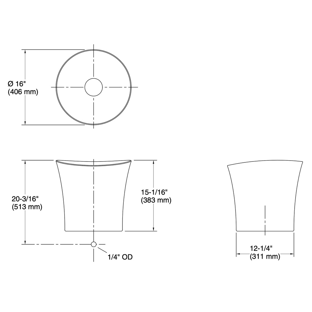 Kohler 20703-N-0 Veil Lavatory No Overflow