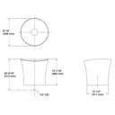 Kohler 20703-N-7 Veil Lavatory No Overflow