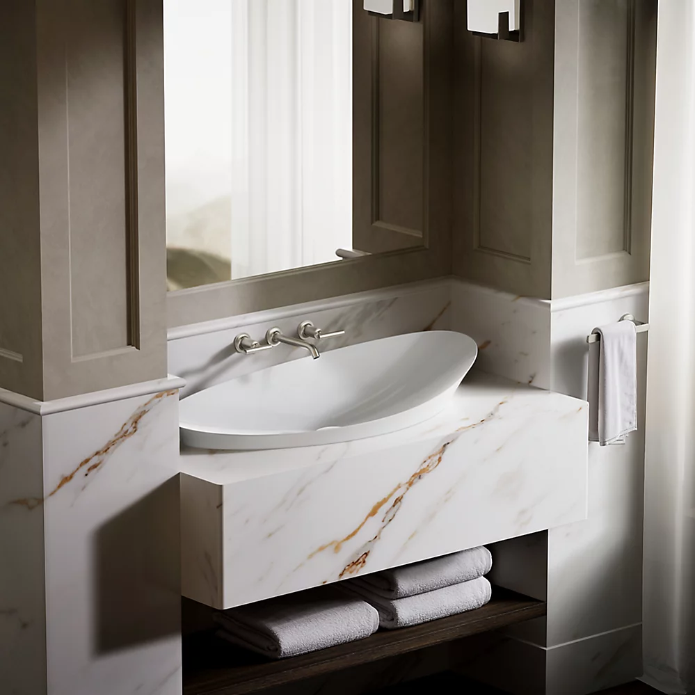 Kohler 20705-N-0 Veil Trough Vessel No Overflow