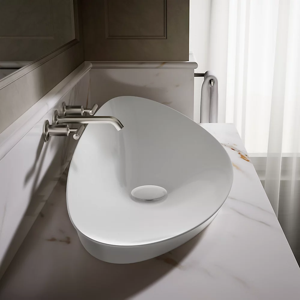 Kohler 20705-N-0 Veil Trough Vessel No Overflow