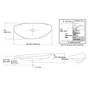 Kohler 20705-N-0 Veil Trough Vessel No Overflow