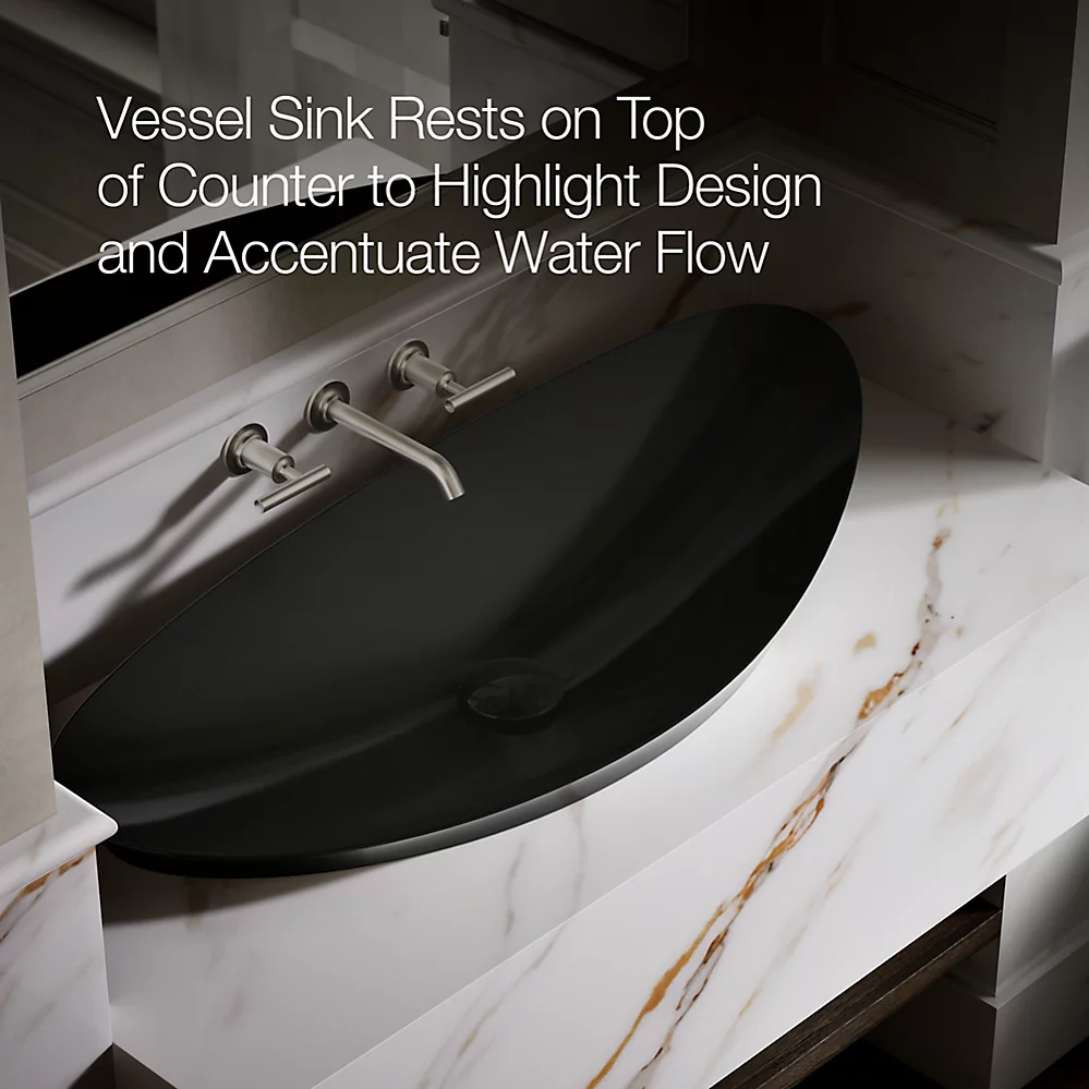 Kohler 20705-N-7 Veil Trough Vessel No Overflow