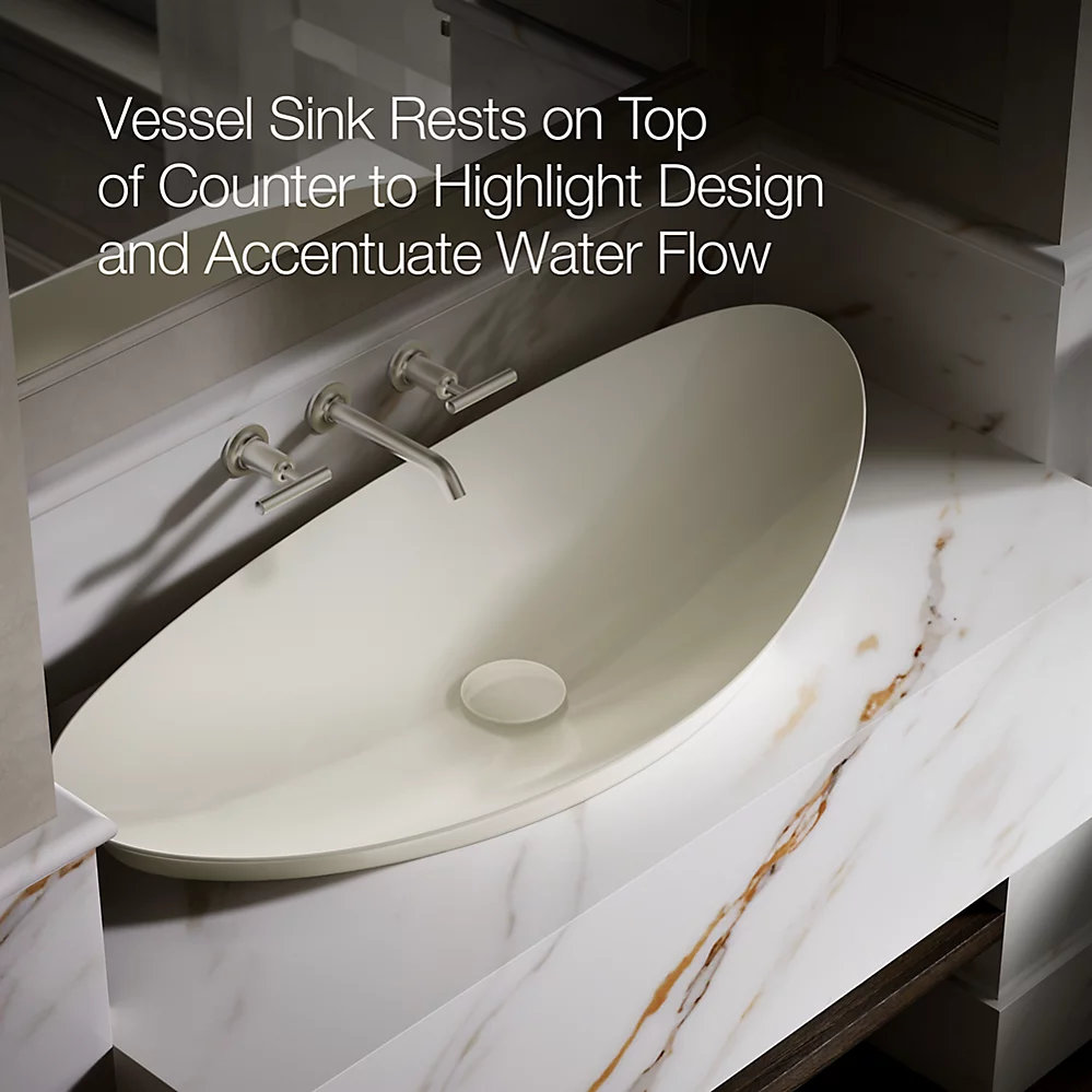 Kohler 20705-N-96 Veil Trough Vessel No Overflow