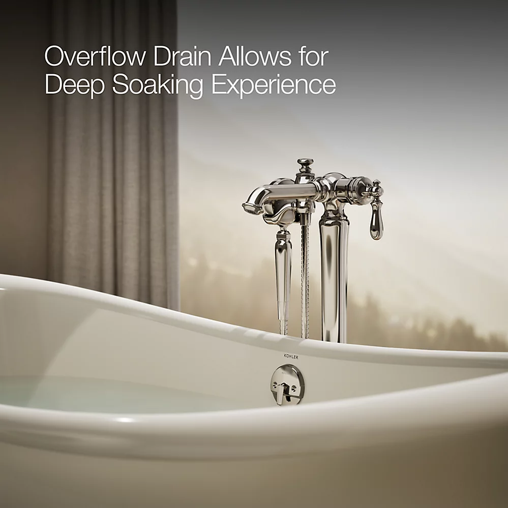 Kohler 21000-B-96 Artifacts 66X33 Bath, Biscuit Back