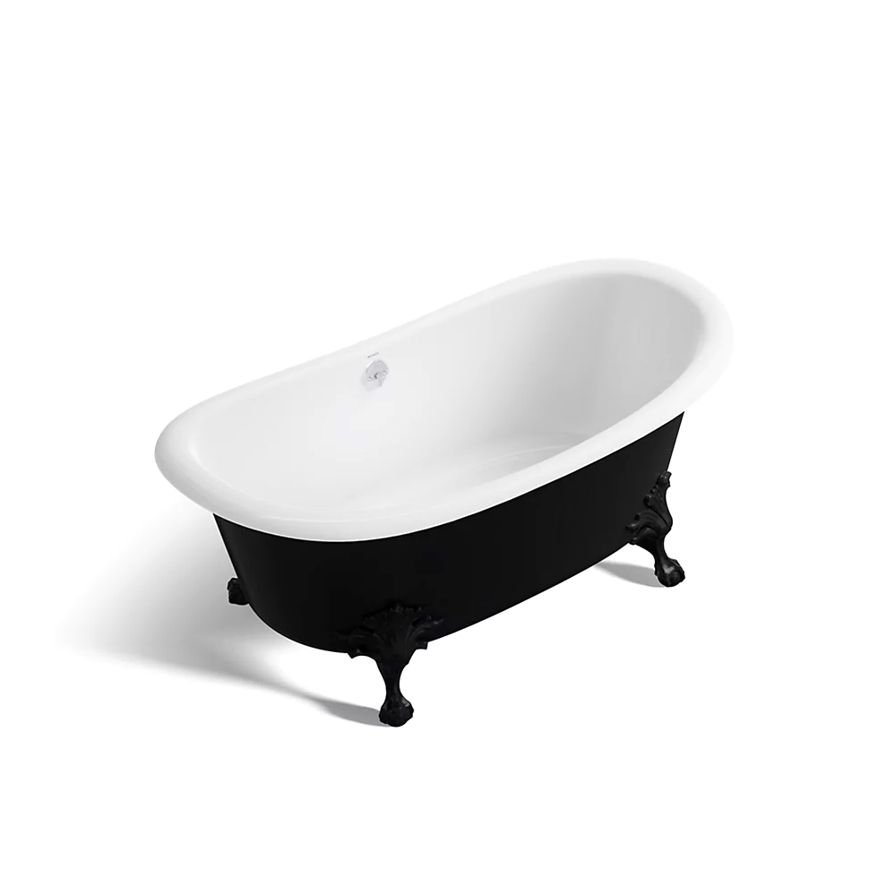 Kohler 21000-P5-0 Artifacts 66X33 Bath, Iron Gate Back